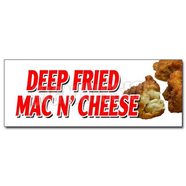 DEEP FRIED MAC N CHEESE DECAL sticker macaroni and cheese baked hot, D-12 Deep Fried Mac N Cheese